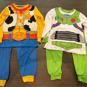 Set of 2 Toy Story theme pajama pants set